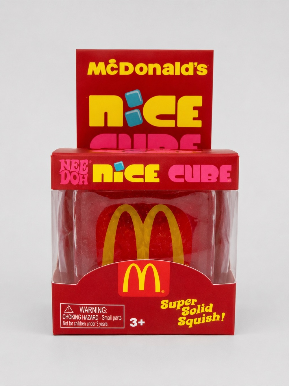 McDonald’s Inspired Red Nice Cube Squishy Sensory Fidget Stress Relief Toy